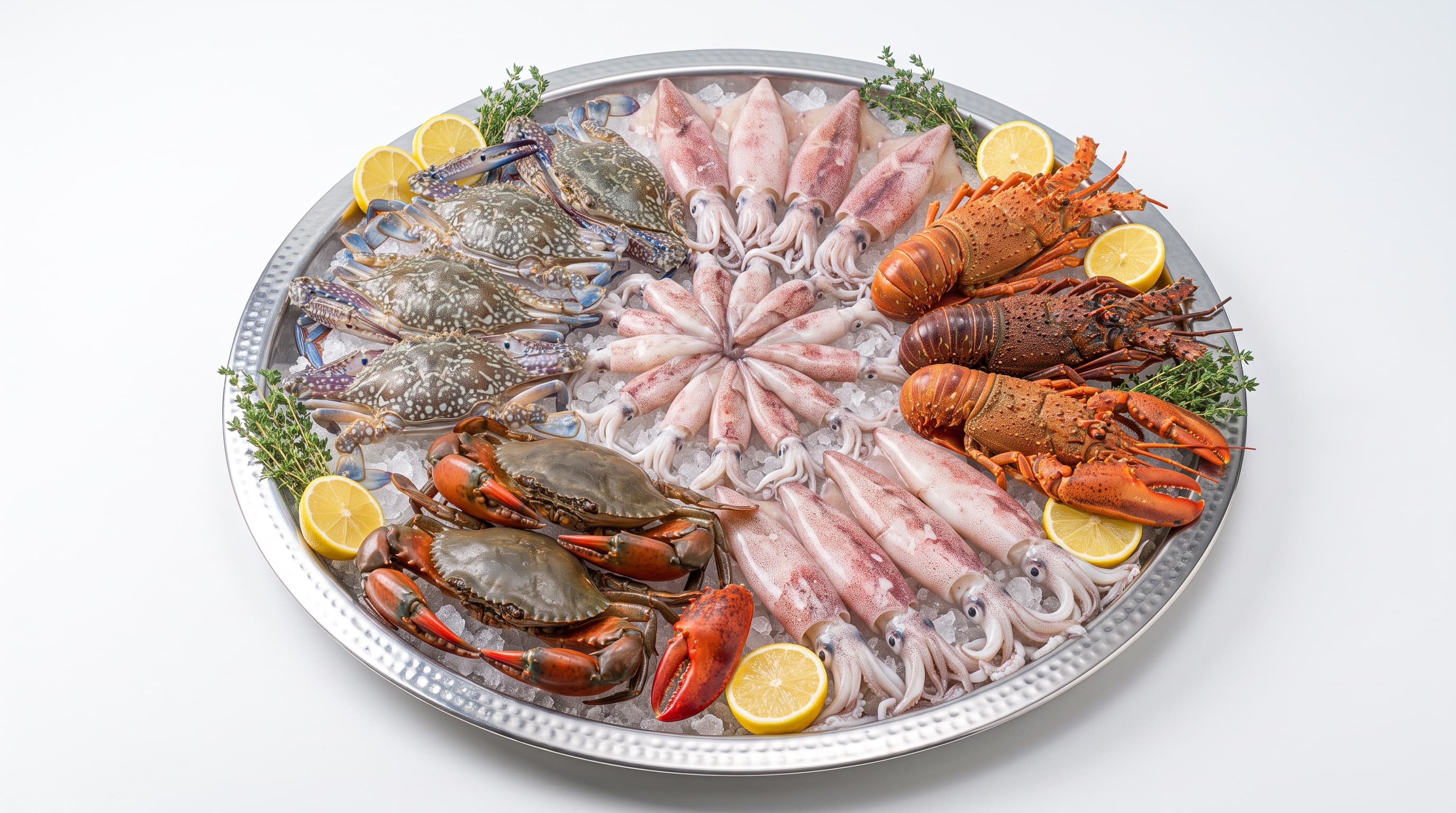 Crabs, Lobsters & Squid (کیکڑے، لابسٹر اور سکوئڈ)
