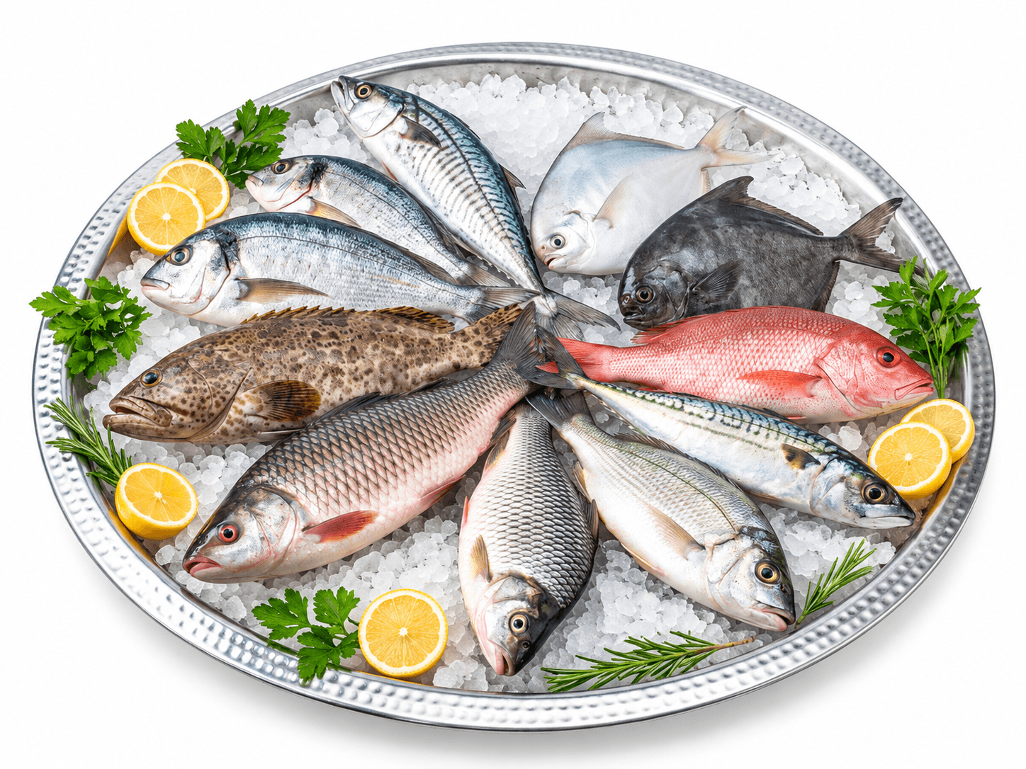 Fresh Wild Fish (تازہ سمندری اور میٹھے پانی کی مچھلی)